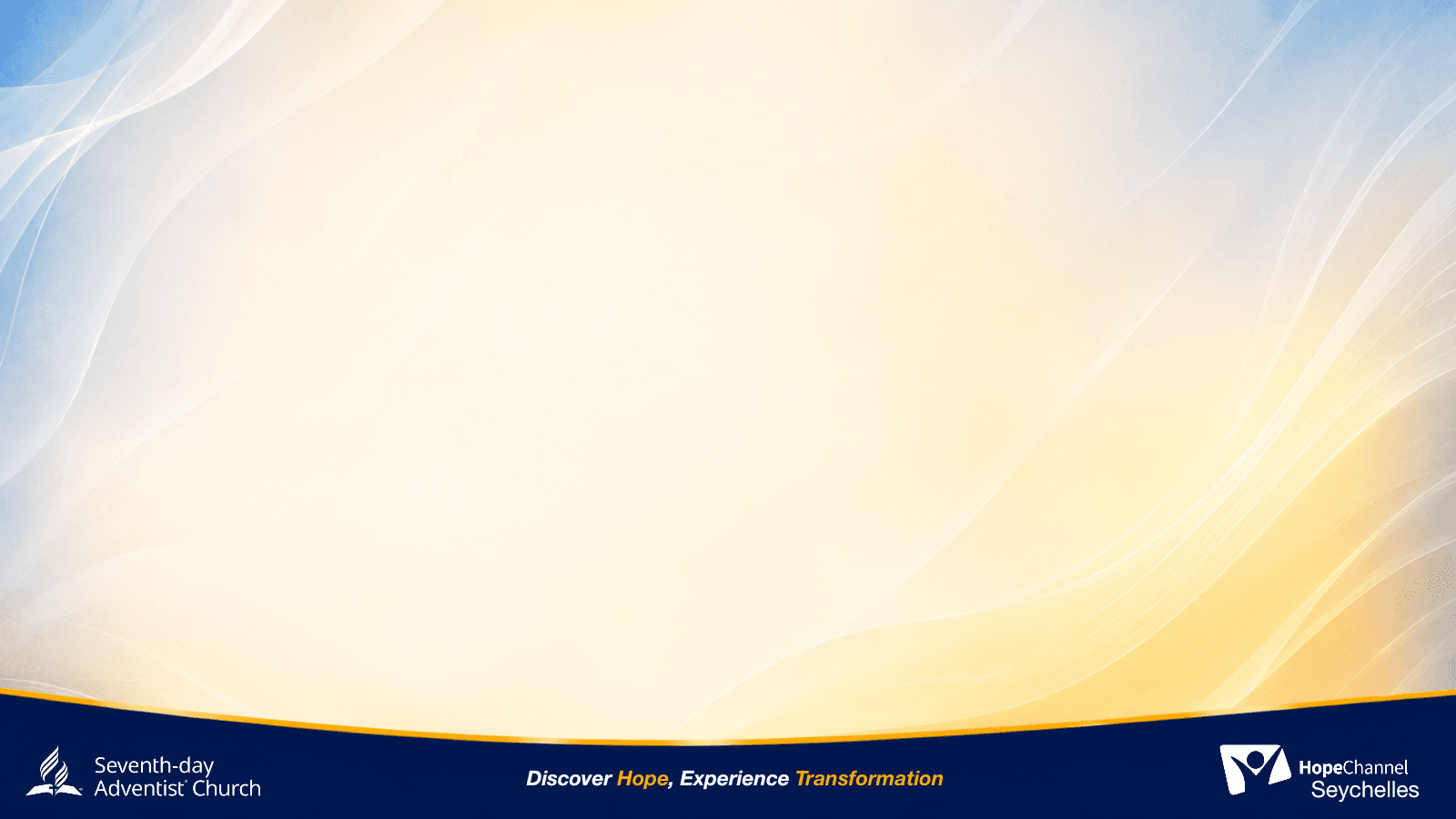 Preview of the Hope for Seychelles PowerPoint slide template