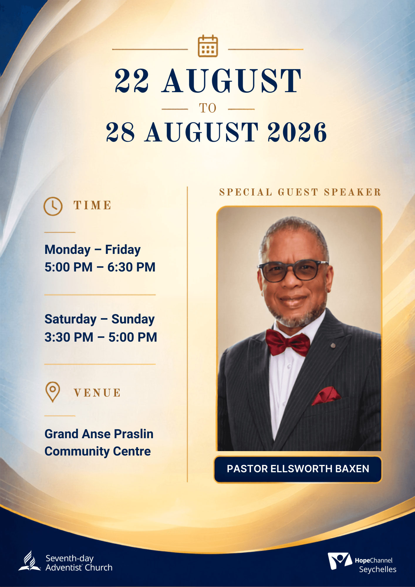 Hope for Seychelles invitation for Grand Anse Praslin Community Centre